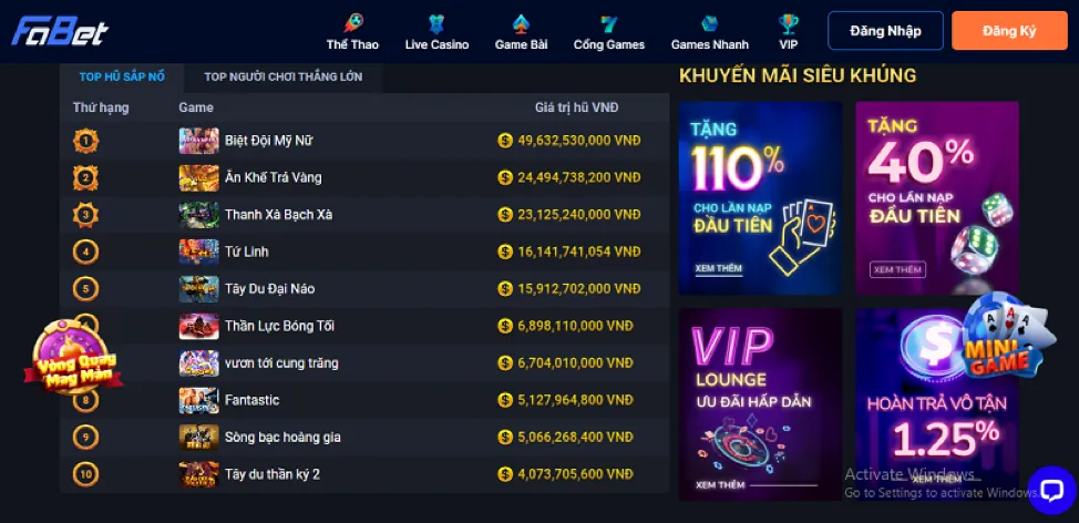 Giải đấu Bắn Cá King79
